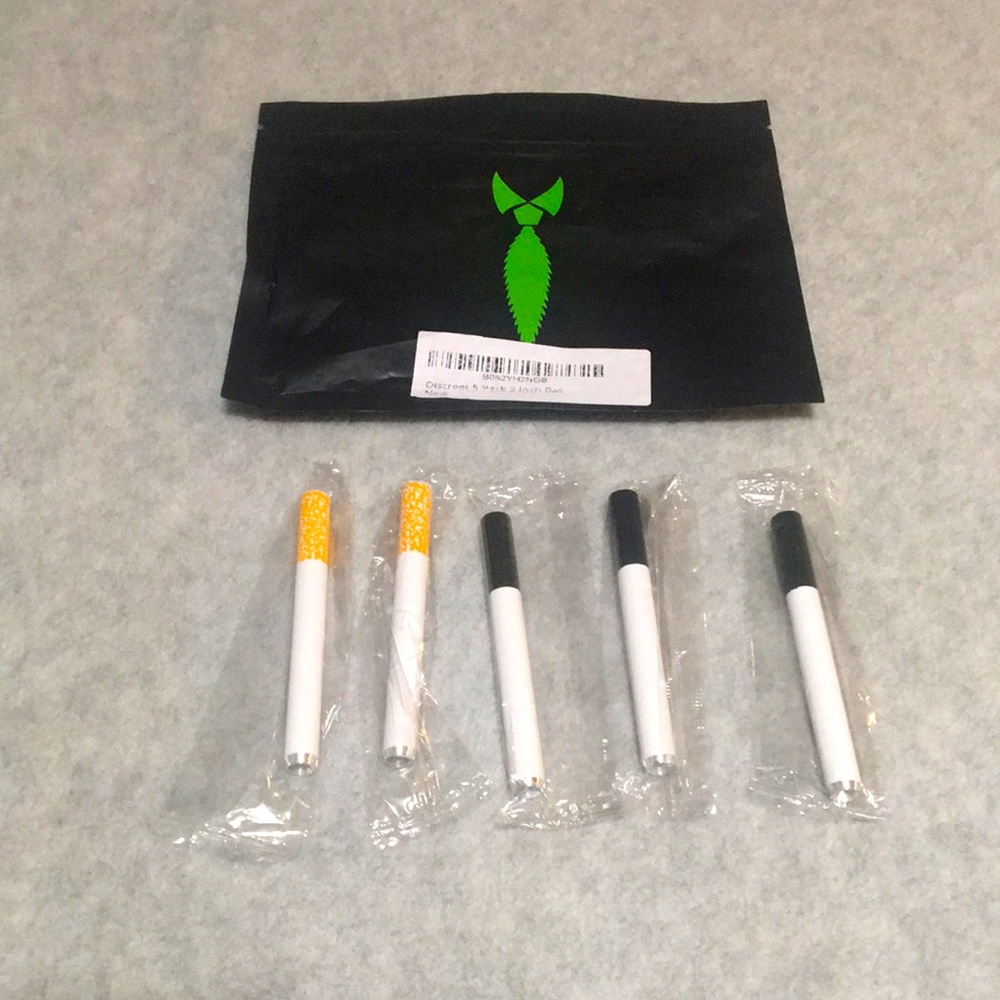 E Cigarette Alloy 3 IN Tubes Fashion - Pack of 5